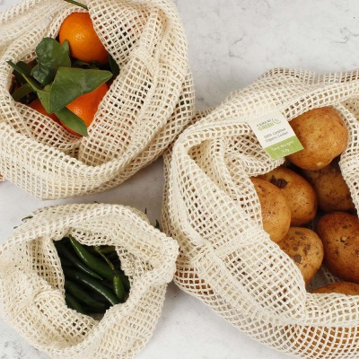 Organic Cotton Mesh Produce Bag Variety Pack
